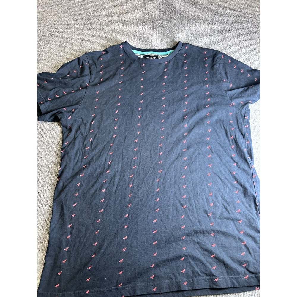 The Cactus Man Navy Short Sleeve Mens Large‎ 1177